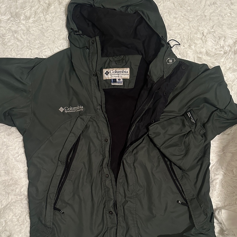 Columbia Forest Green Outdoor Jacket